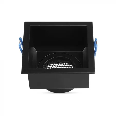 GU10 Fitting Square Aluminum Body Deep Anti Glare Black Body With Hoyne Comb