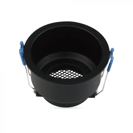 GU10 Fitting Round Aluminum Body Deep Anti Glare Black Body With Hoyne Comb