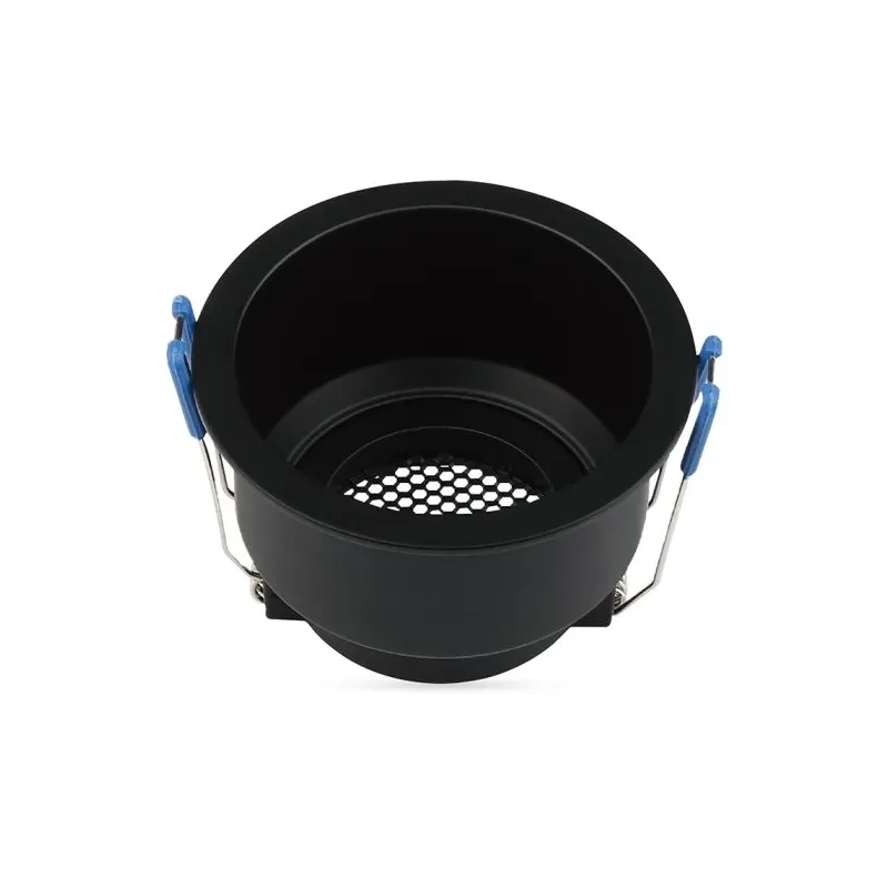 GU10 Fitting Round Aluminum Body Deep Anti Glare Black Body With Hoyne Comb