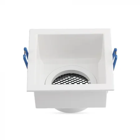GU10 Fitting Square Aluminum Body Deep Anti Glare White Body With Hoyne Comb