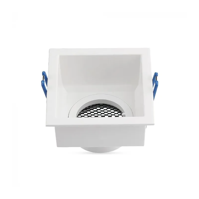 GU10 Fitting Square Aluminum Body Deep Anti Glare White Body With Hoyne Comb