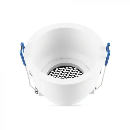 GU10 Fitting Round Aluminum Body Deep Anti Glare White Body With Hoyne Comb