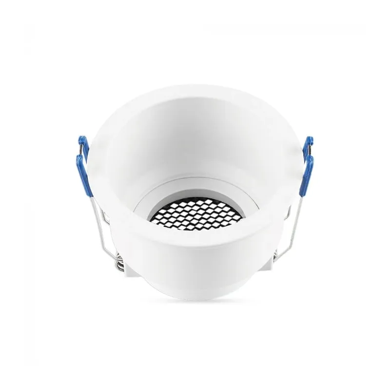 GU10 Fitting Round Aluminum Body Deep Anti Glare White Body With Hoyne Comb