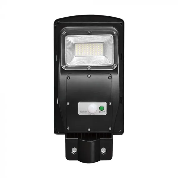 6W LED Plastic Solar Street Light 6000K Black Body