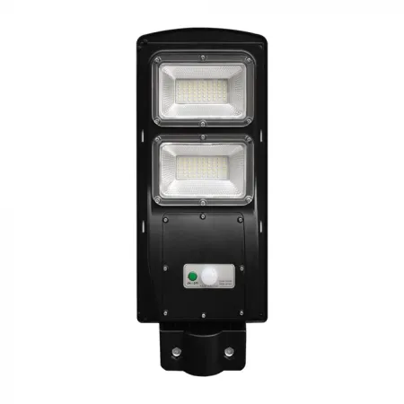 8W LED Plastic Solar Street Light 6000K Black Body