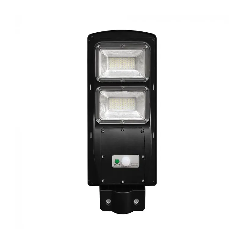8W LED Plastic Solar Street Light 6000K Black Body