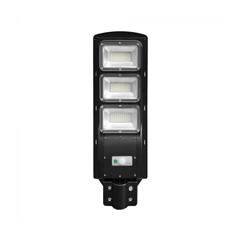12W LED Plastic Solar Street Light 6000K Black Body
