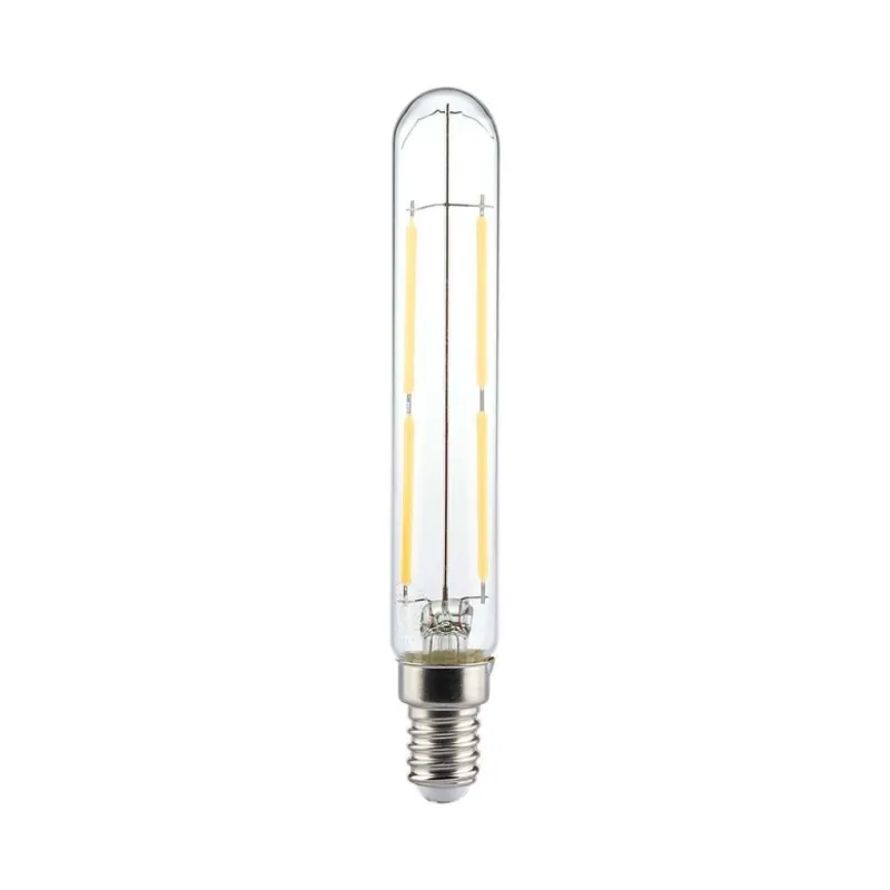 LED Bulb - 4W E14 T20 Filament Clear Glass 6500K