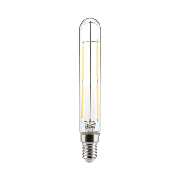LED Bulb - 4W E14 T20 Filament Clear Glass 6500K