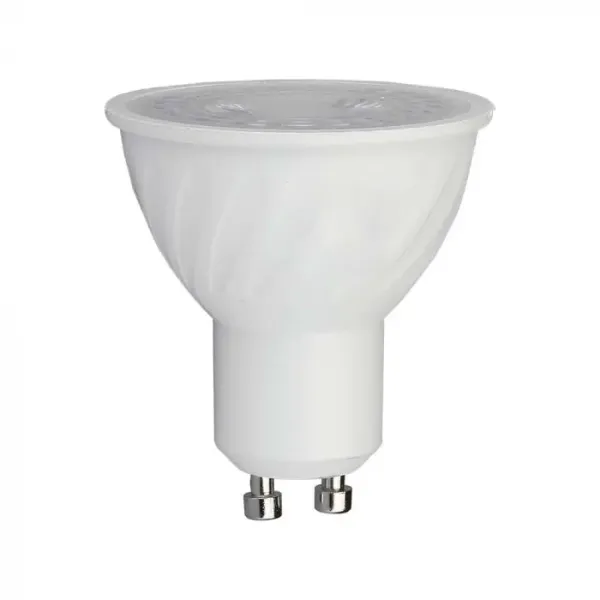 6W GU10 RIPPLE PLASTIC SPOTLIGHT-LED BY CREE-4000K 110'D DIMMABLE
