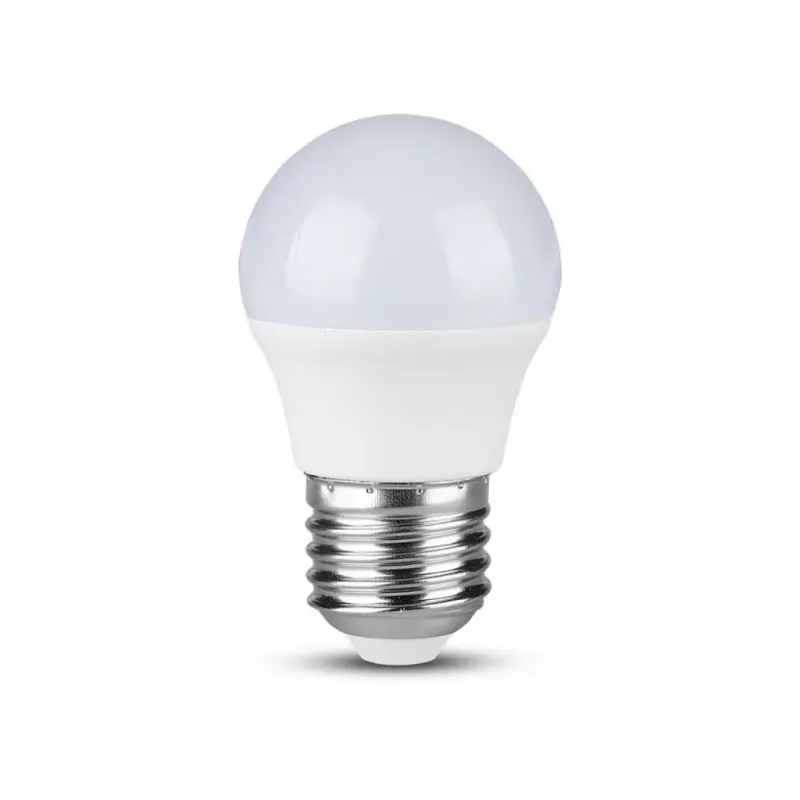 6.5W G45 PLASTIC BULB WITH CREE CHIP 3000K E27 6YRS WARRANTY