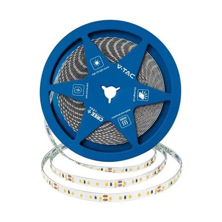 120 10W LED STRIP LIGHT WITH CREE CHIP 4000K IP20 24V 8MM DOUBLE PCB