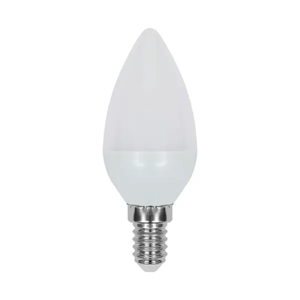 3.7W LED PLASTIC CANDLE BULB WITH CREE CHIP 6500K E14 6YRS WARRANTY