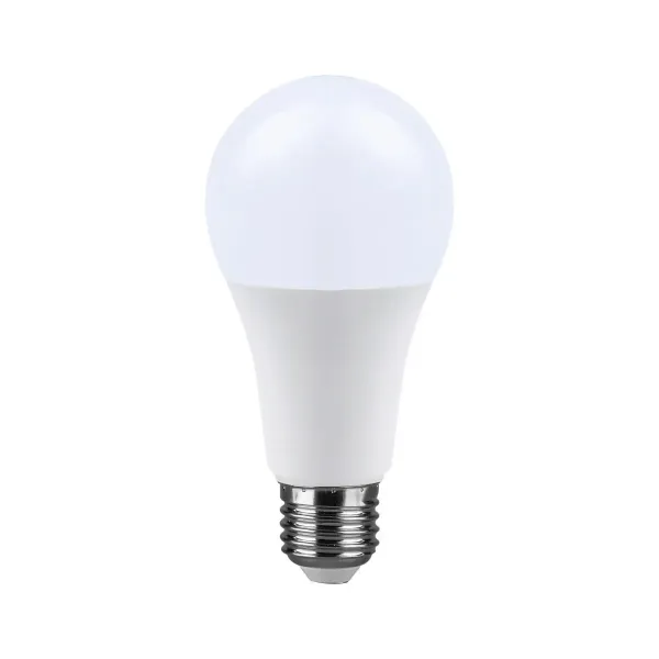 15W A65 LED PLASTIC BULB WITH CREE CHIP 3000K E27 200'D 6YRS WARRANTY