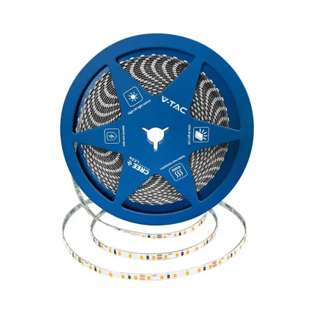 120 8W LED STRIP LIGHT WITH CREE CHIP 3000K IP20 24V 5MM DOUBLE PCB