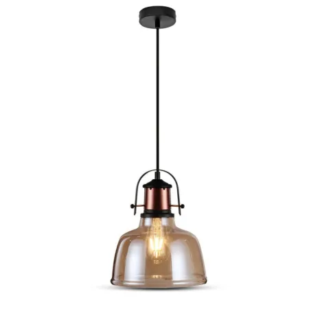 Glass Pendant Light Amber
