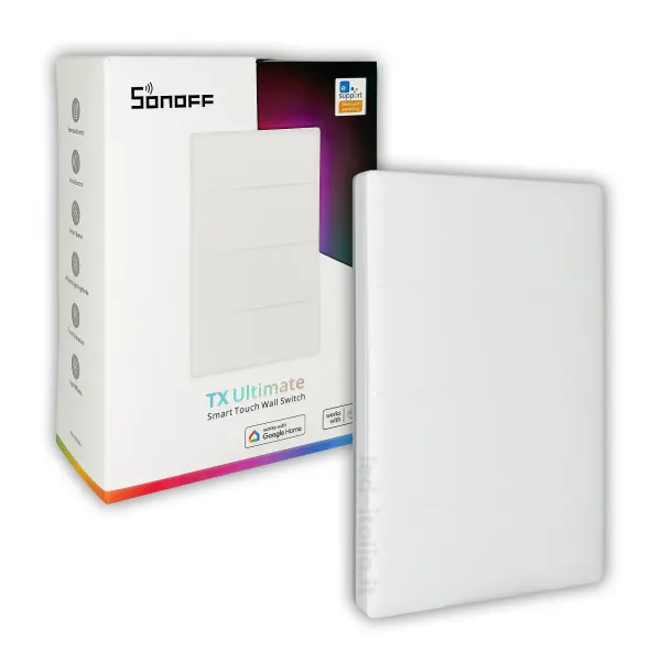 Interruttore WiFi Smart Touch con 4 Pulsanti e Illuminazione RGB