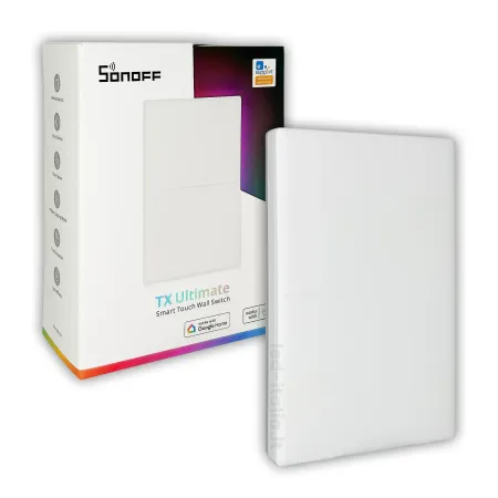 Interruttore WiFi Smart Touch con 2 Pulsanti e Illuminazione RGB