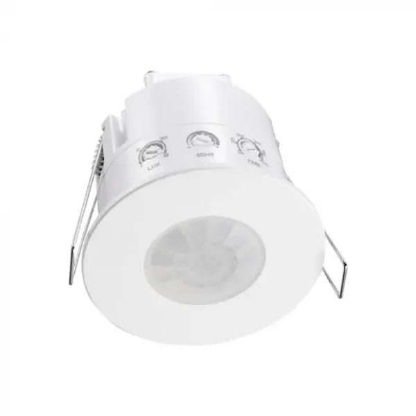 REAL PIR PRESENCE SENSOR RECESSED MOUNT - WHITE BODY