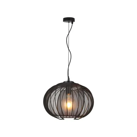 E27 DECORATIVE HANGING PENDANT (D400*H290mm) MATT BLACK BODY