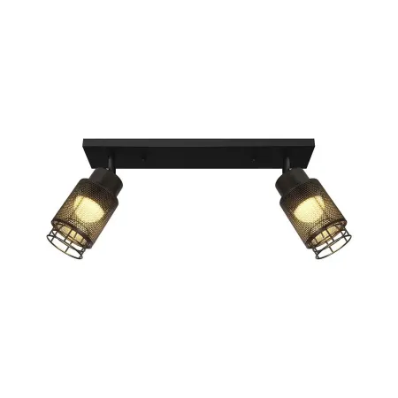 2X6W LED DECORATIVE CEILING LAMP (L400*W70*H30mm) 3000K MATT BLACK BODY