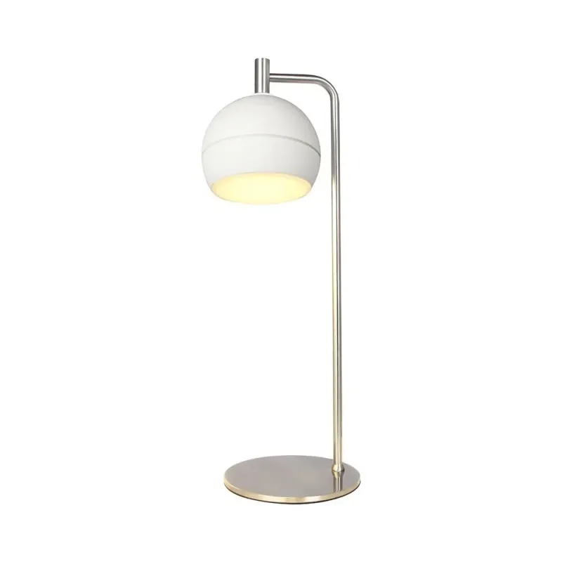 10W LED DECORATIVE LAMP (D140*T5mm) 3000K BRUSHED NICKEL+WHITE