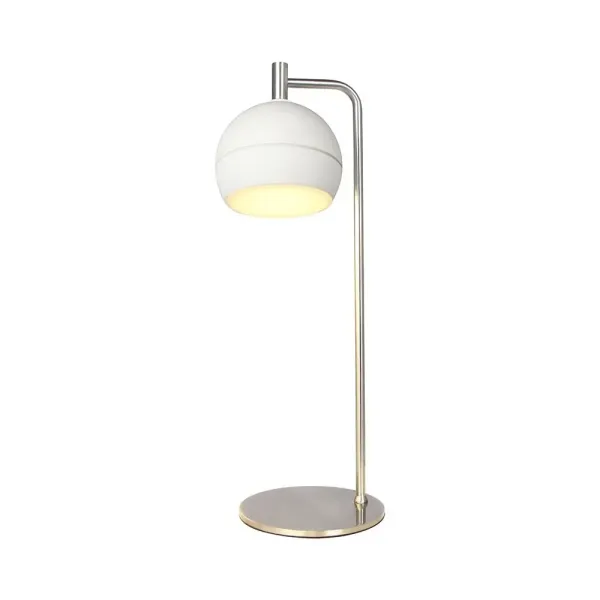 10W LED DECORATIVE LAMP (D140*T5mm) 3000K BRUSHED NICKEL+WHITE