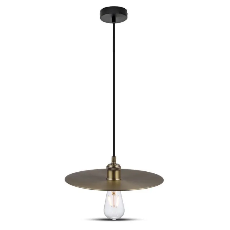 Metal Pendant Light Matt Gold