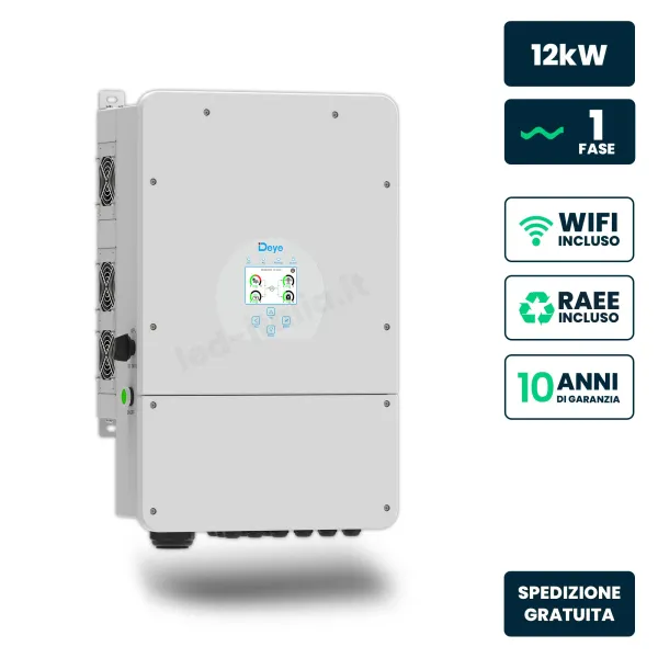 Inverter Ibrido Monofase LV Deye 12kW | Energy Clever