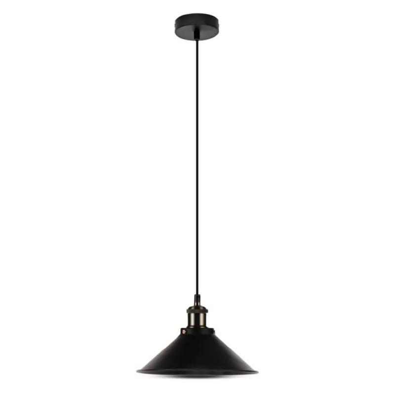 Vintage Pendant with Metal Black
