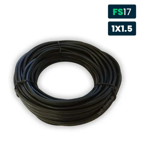 Cavo Unipolare FS17 450/750V 1,50mm² Nero