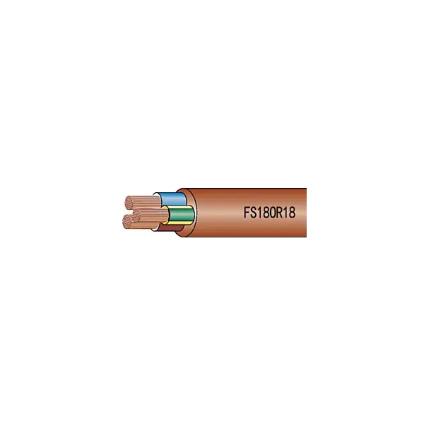 Cavo Bipolare FS18OR18 450/750V 2x2,5mm² Marrone