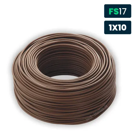 Cavo Unipolare FS17 450/750V 10mm² Marrone