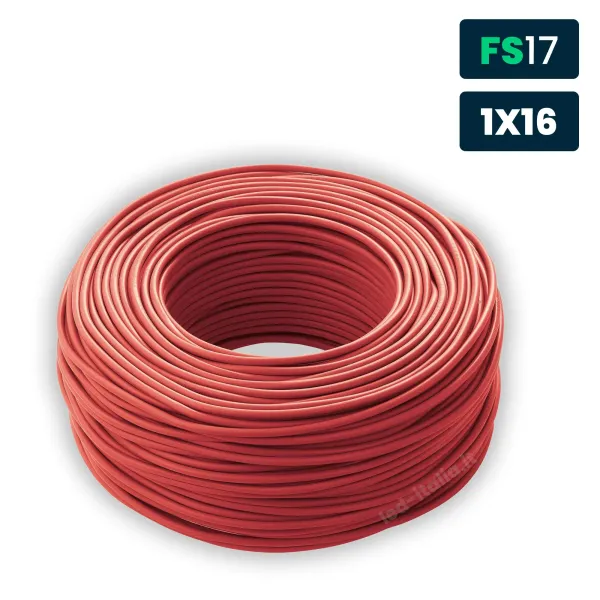 Cavo Unipolare FS17 450/750V 16mm² Rosso