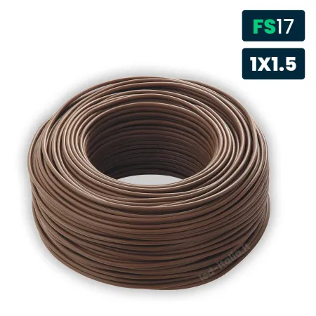 Cavo Unipolare FS17 450/750V 1,50mm² Marrone
