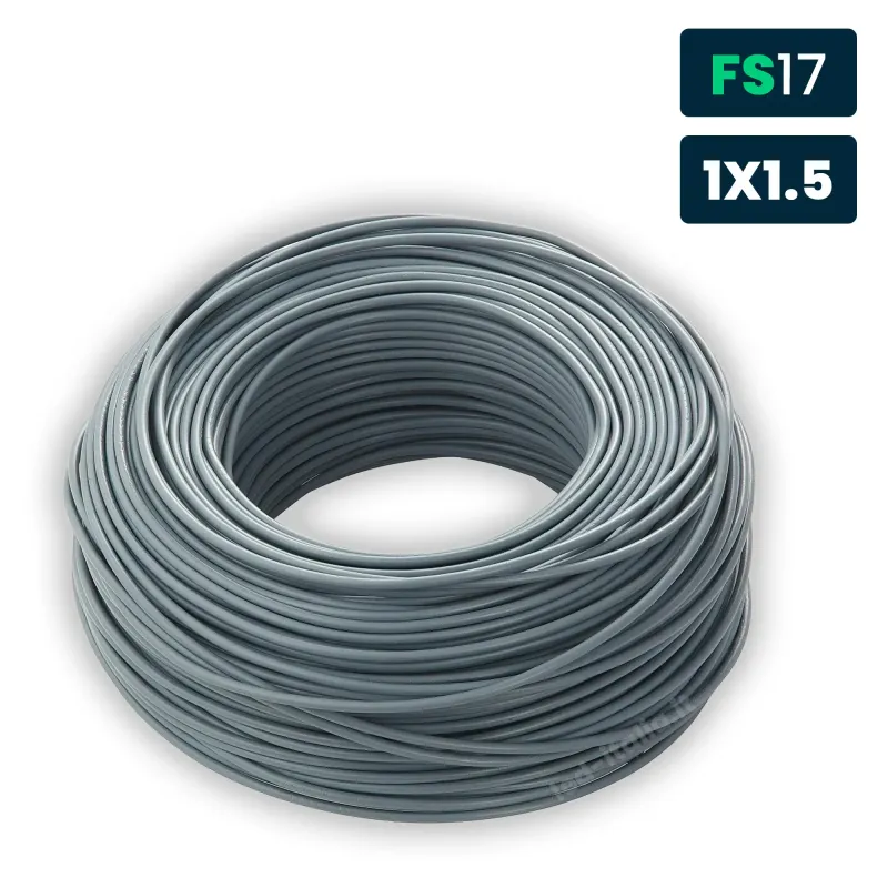 Cavo Unipolare FS17 450/750V 1,50mm² Grigio