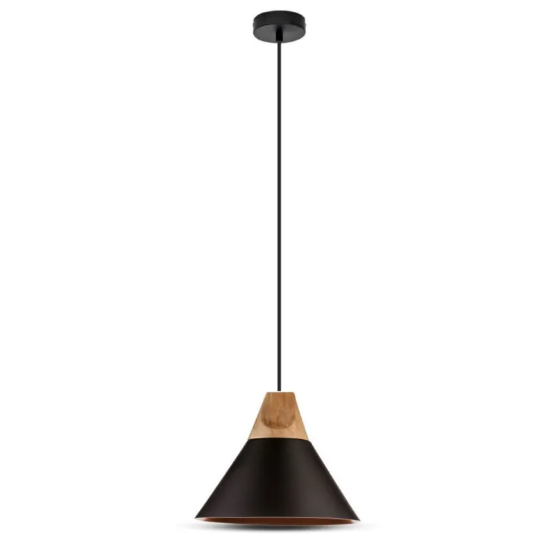 Aluminium Pendant Light Black