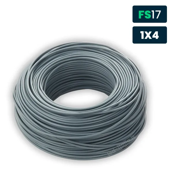 Cavo Unipolare FS17 450/750V 4mm² Grigio