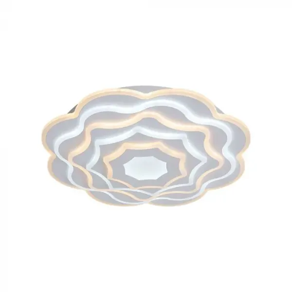 100W LED DECORATIVE CEILING LAMP CCT 3IN1 DIMMABLE IR REMOTE CONTROL WHITE
