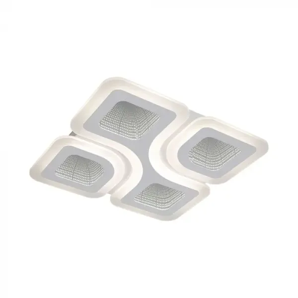 70W LED DECORATIVE CEILING LAMP CCT 3IN1 DIMMABLE IR REMOTE CONTROL WHITE