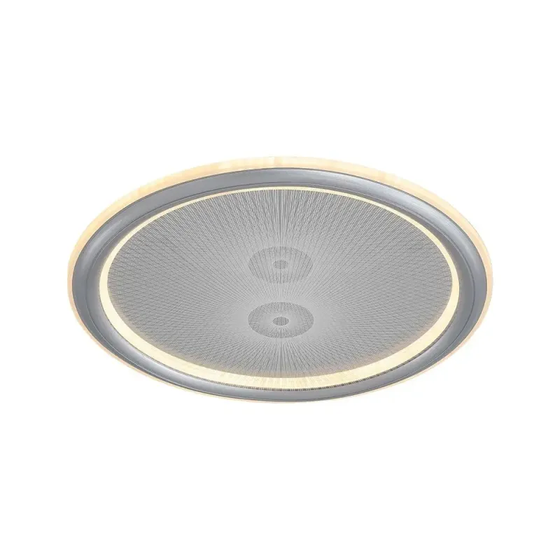 50W LED DECORATIVE CEILING LAMP CCT 3IN1 DIMMABLE IR REMOTE CONTROL GREY
