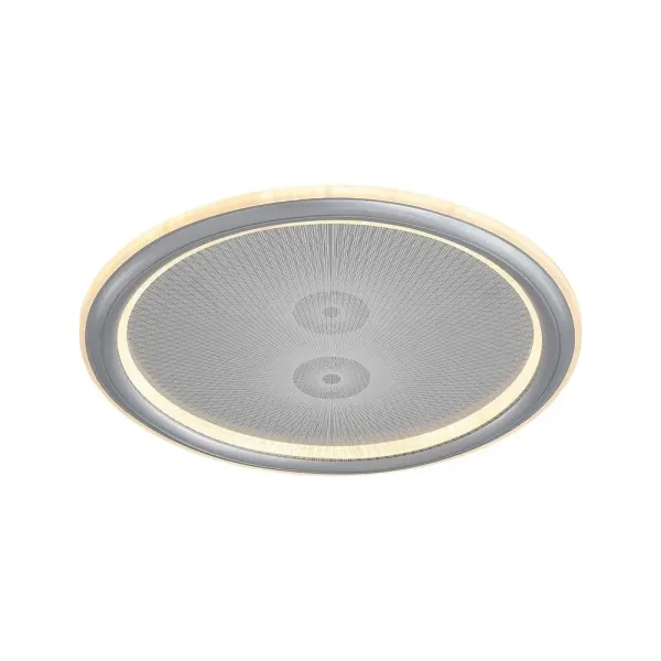 50W LED DECORATIVE CEILING LAMP CCT 3IN1 DIMMABLE IR REMOTE CONTROL GREY