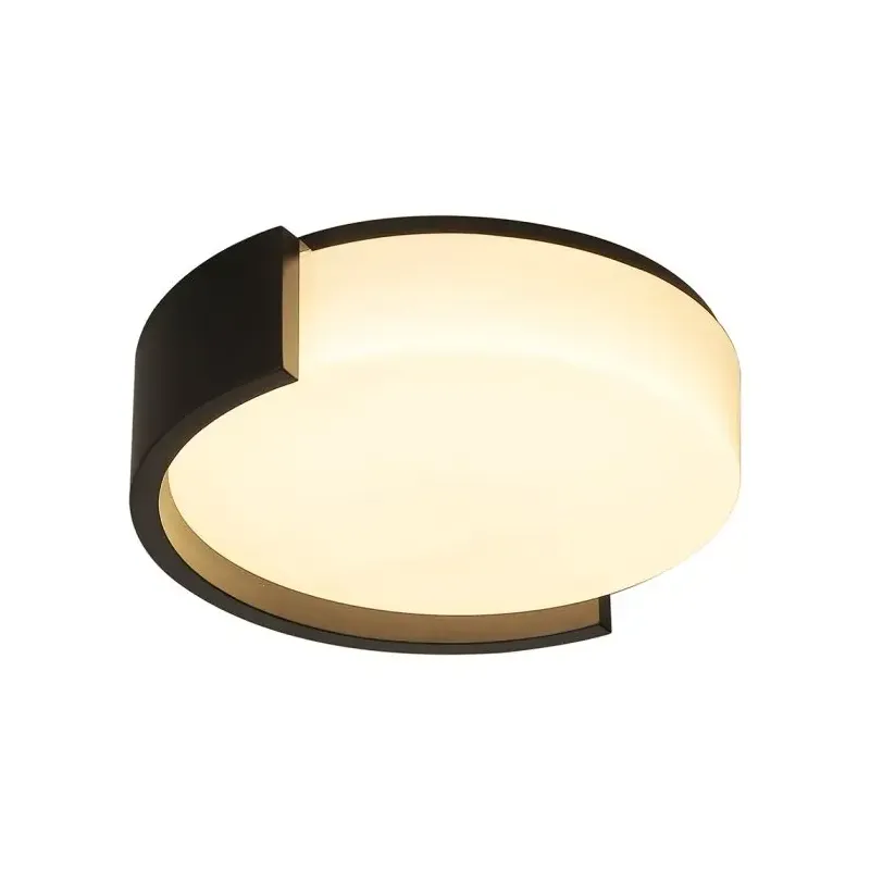 48W LED Decorative Ceiling Lamp (D450*H120mm) 3in1 Remote Control Dimmable Black