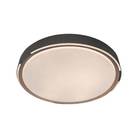 LED Designer Domelight 30W/60W/30W Remote Contron 3in1 Dimmable Yellow Wood