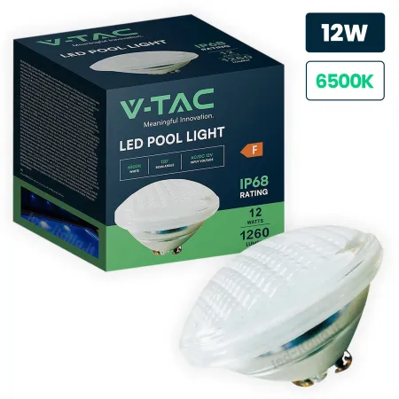V-TAC Lampada LED da Piscina 12W PAR56 6500K IP68 | Energy Clever