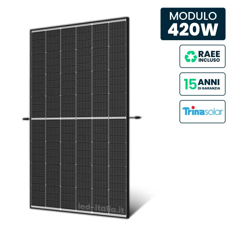 Pannello Solare 420W Trina Vertex S+ Doppio Vetro | Energy Clever