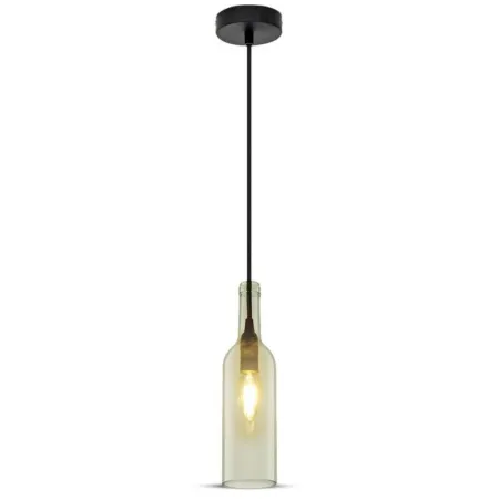 Bottle Pendant Light Transparent