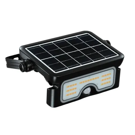 7W LEFaro LED con Pannello Solare 7W Sensore PIR CCT nero IP65D SOLAR FLOODLIGHT LITHIUM BATTERY 30000mAh 3.7V CCT: 3IN1 BLACK B