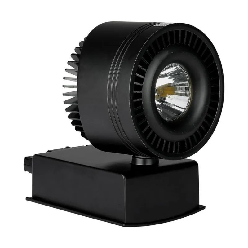 33W LED COB CRI95 Track Light Black Body 5000K