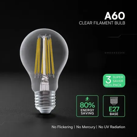 V-TAC Lampadina LED E27 12W 125LM/W A60 | Energy Clever 2